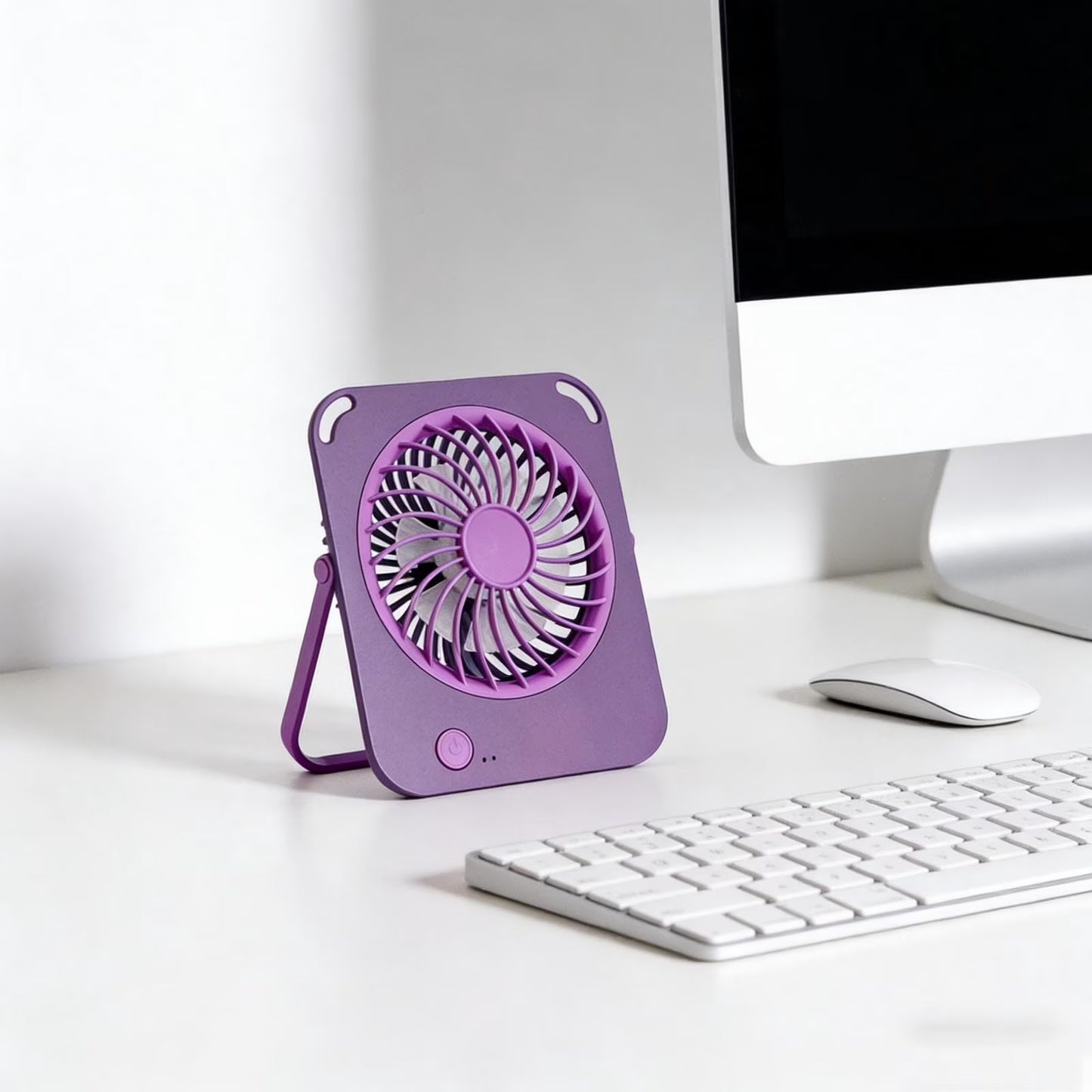 USB Desktop Fan High Wind Power Portable Mini Fan Quiet Personal Cooling for Office Home Travel by