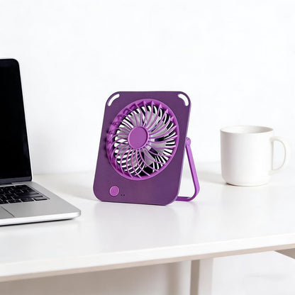 USB Desktop Fan High Wind Power Portable Mini Fan Quiet Personal Cooling for Office Home Travel by