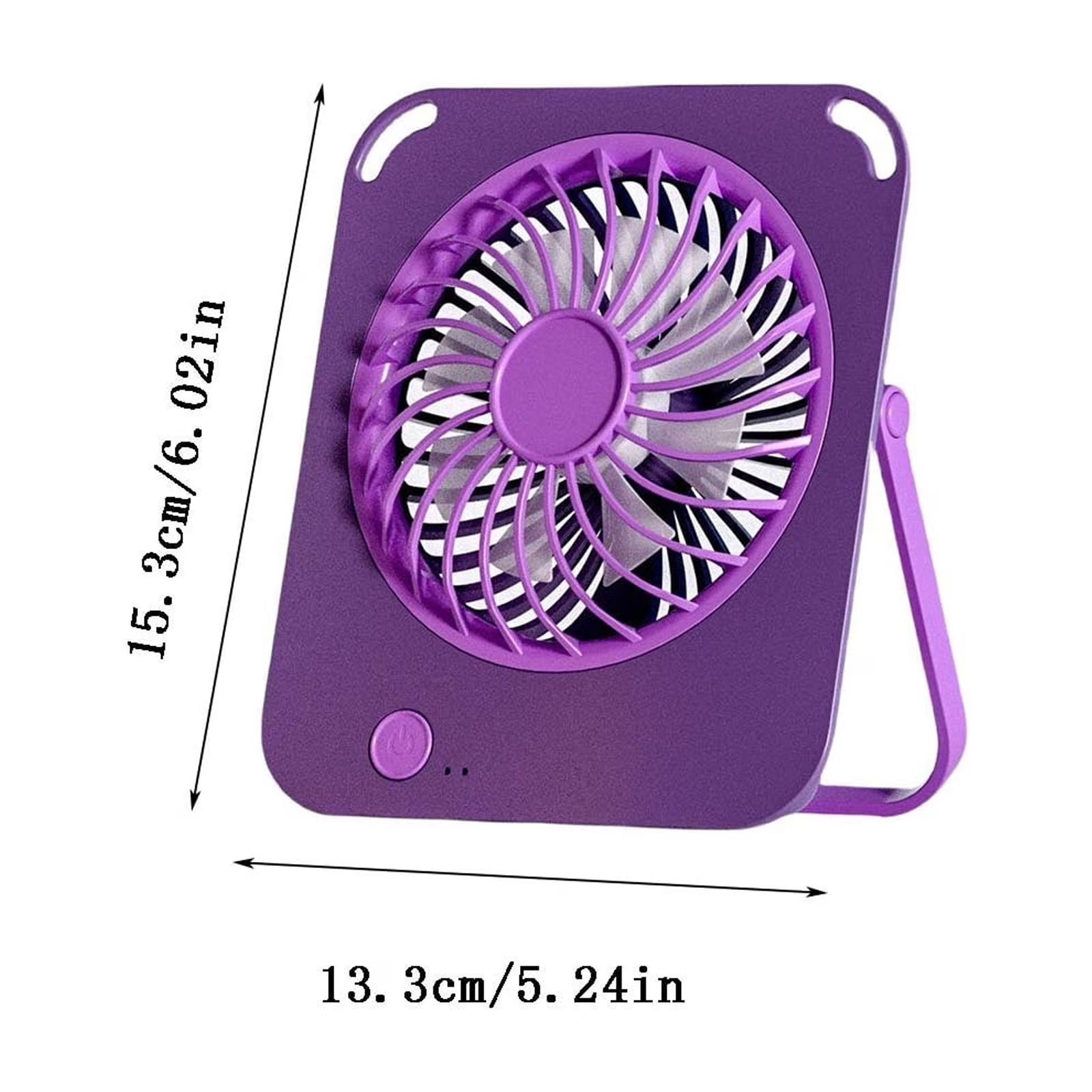 USB Desktop Fan High Wind Power Portable Mini Fan Quiet Personal Cooling for Office Home Travel by