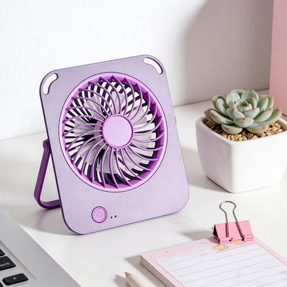 USB Desktop Fan High Wind Power Portable Mini Fan Quiet Personal Cooling for Office Home Travel by
