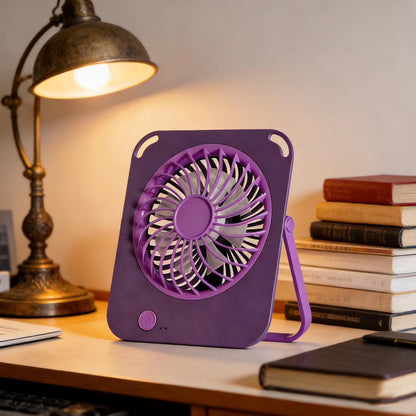 USB Desktop Fan High Wind Power Portable Mini Fan Quiet Personal Cooling for Office Home Travel by